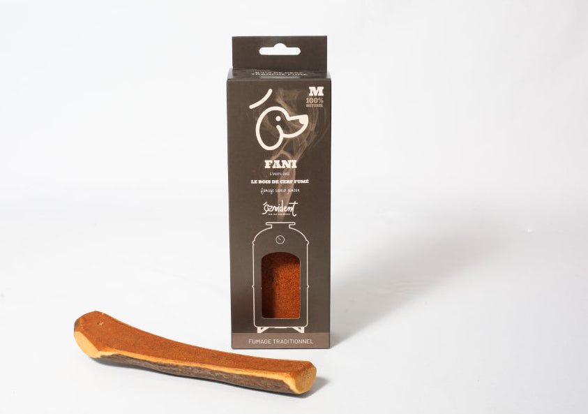 Sliced deer antlers smoked with ham