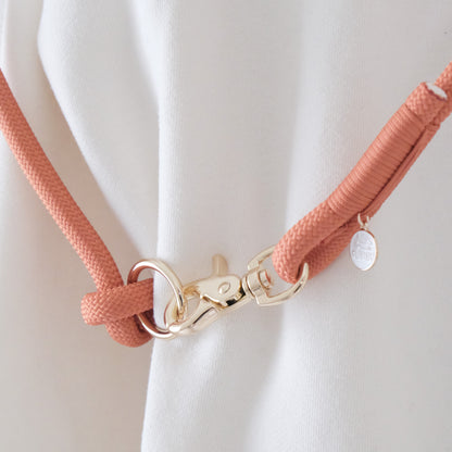 Terracotta Nylon Hands-Free Leash