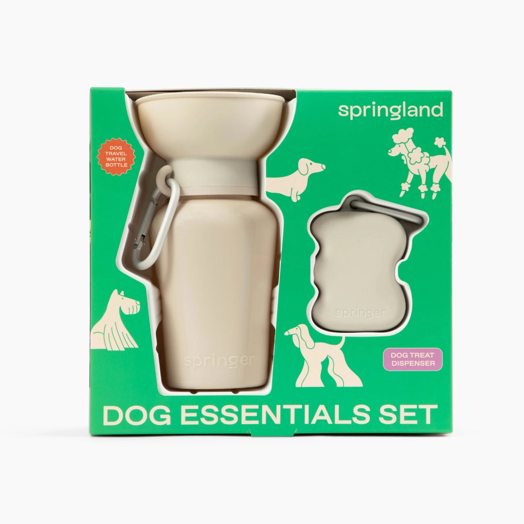 Coffret gourde + distributeur à friandises Crème