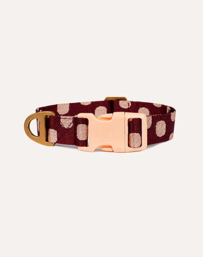 Collier à pois - Bordeaux