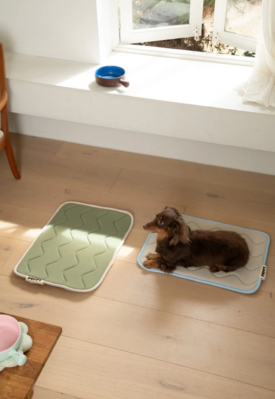 Tapis rafraichissant à mémoire de forme