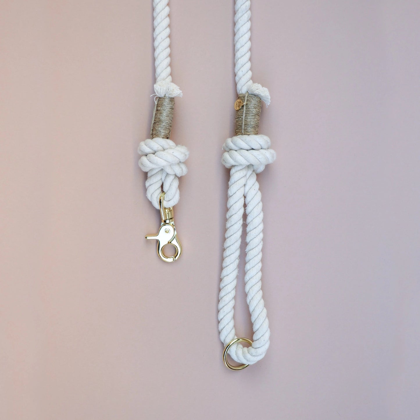 Rope leash - Vanilla Cream 