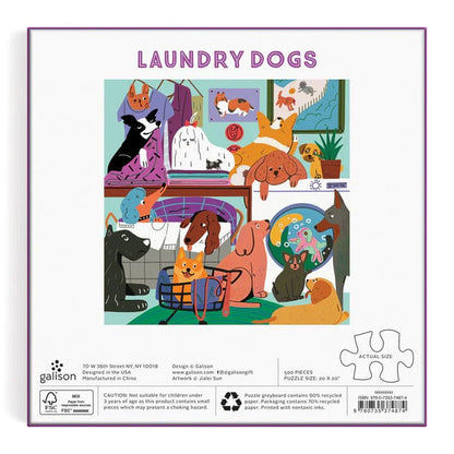 Laundry dog 500 piece puzzle