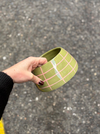 Gamelle cocker en céramique - Avocado