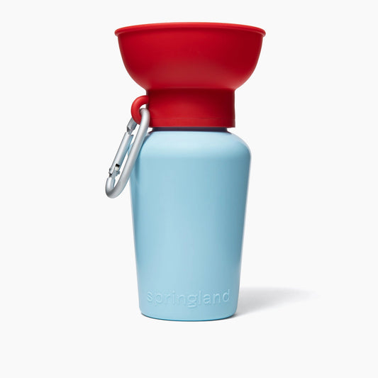 Gourde pour chien Bleu et rouge