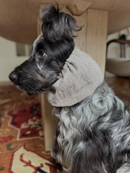 Snood rayé léger en lin