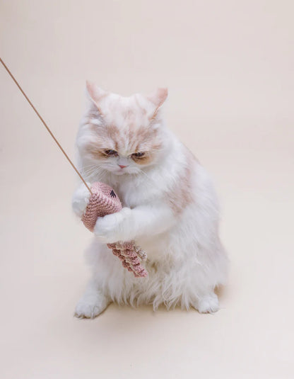 Pink Jellyfish Cat Wand