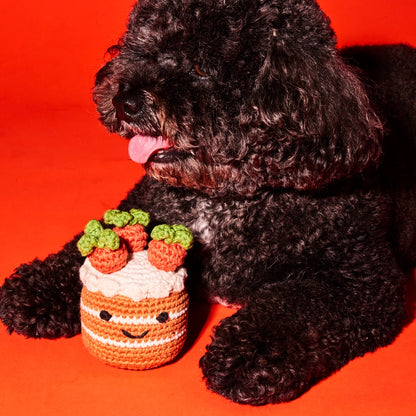 Jouet carrot cake en crochet