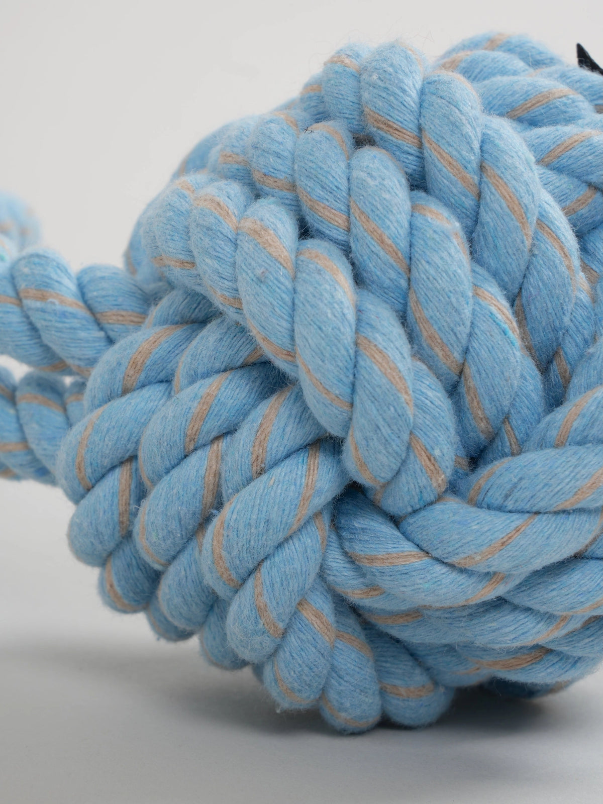 Jouet en corde bleu et gris
