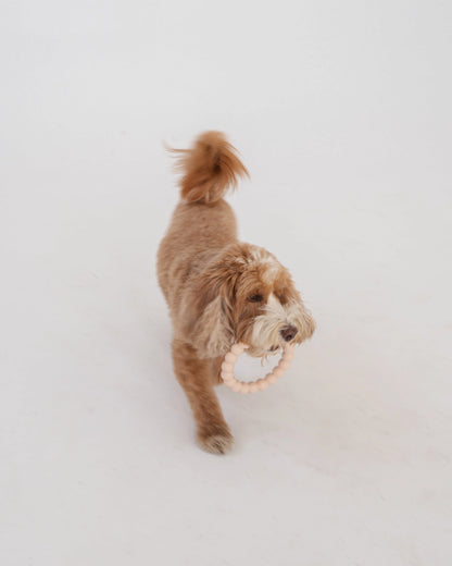 Anneau à mâcher rose