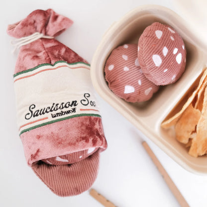 Jouet de fouille saucisson sec