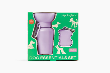 Coffret gourde + distributeur à friandises Lilas