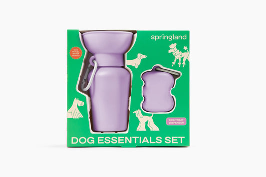 Coffret gourde + distributeur à friandises Lilas