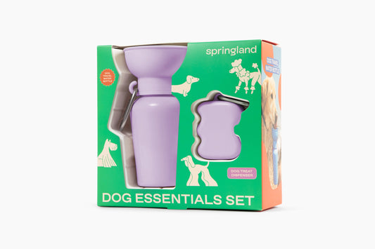 Coffret gourde + distributeur à friandises Lilas