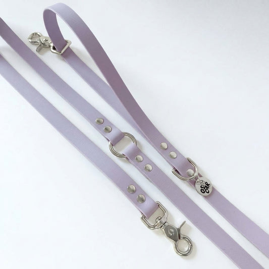 Lilac multi-position Biothane leash