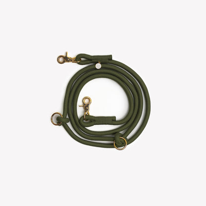 Laisse mains libres Moss Green