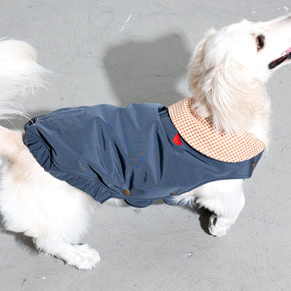 Manteau bleu marine pour chien
