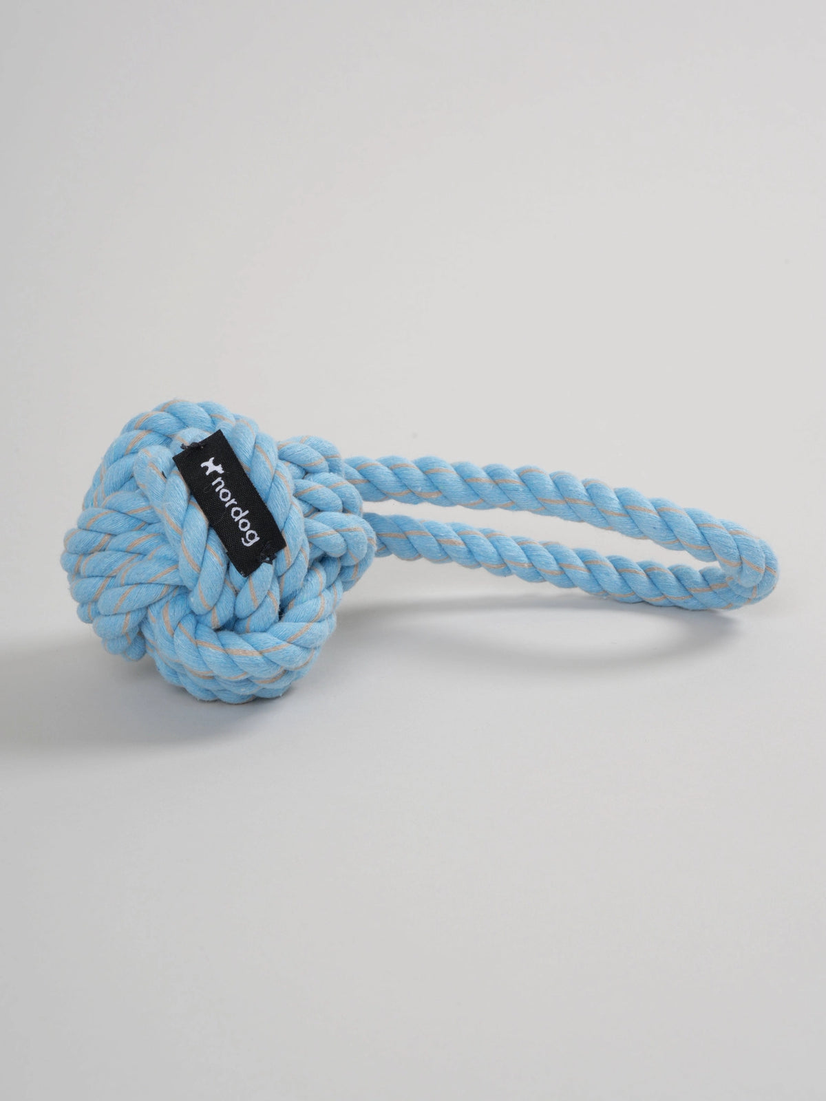 Jouet en corde bleu et gris