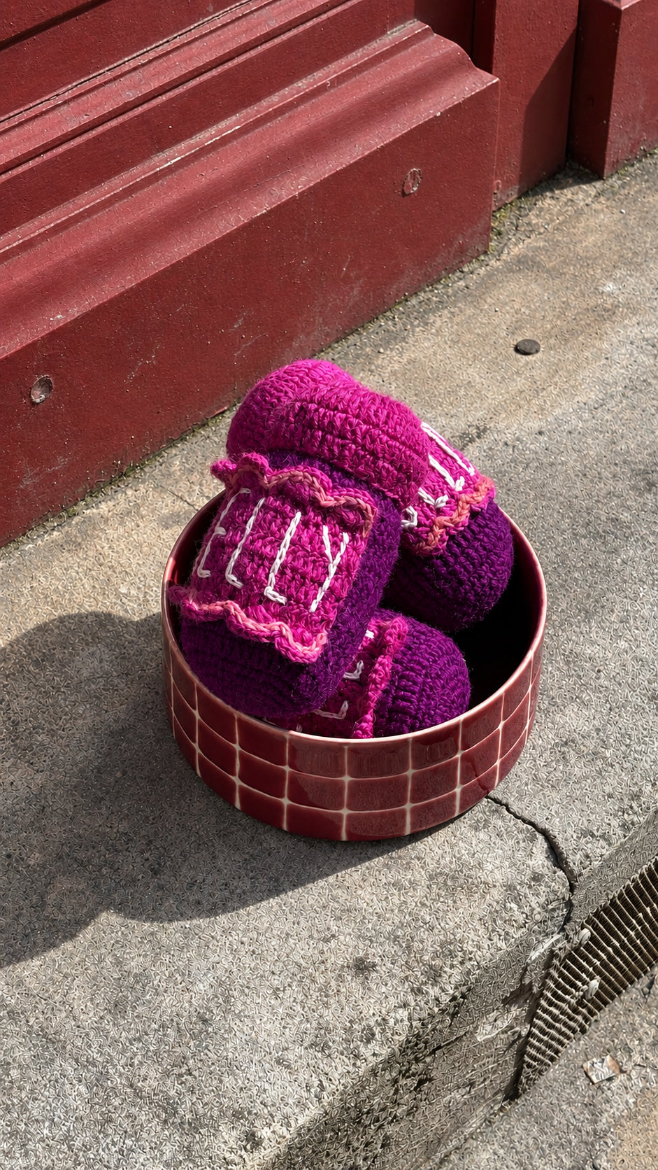 Jouet Confiture en crochet