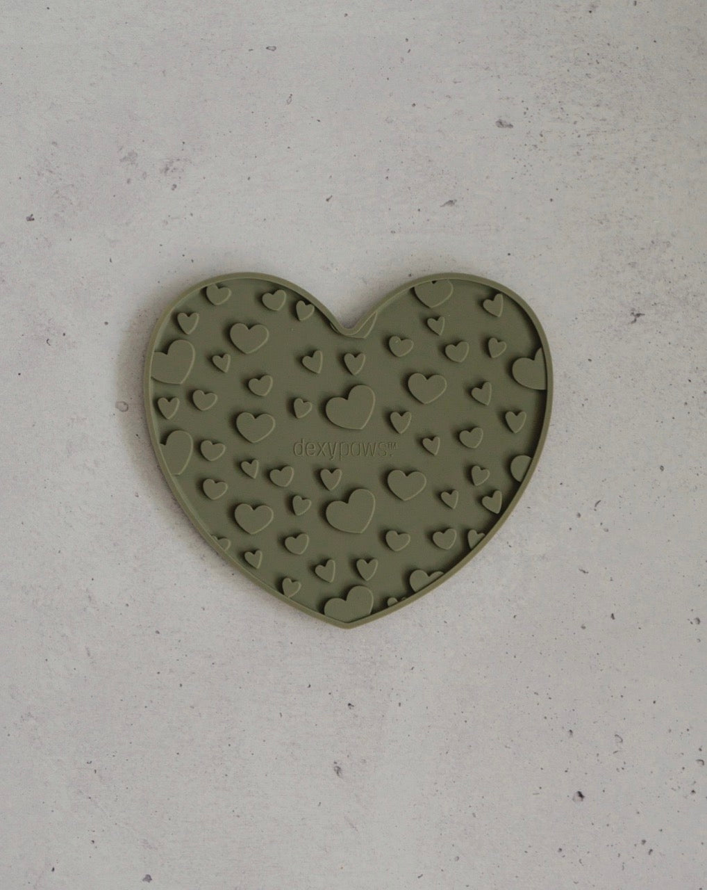 Tapis de léchage coeur