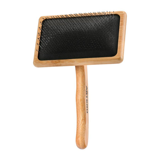 carding brush with bristles