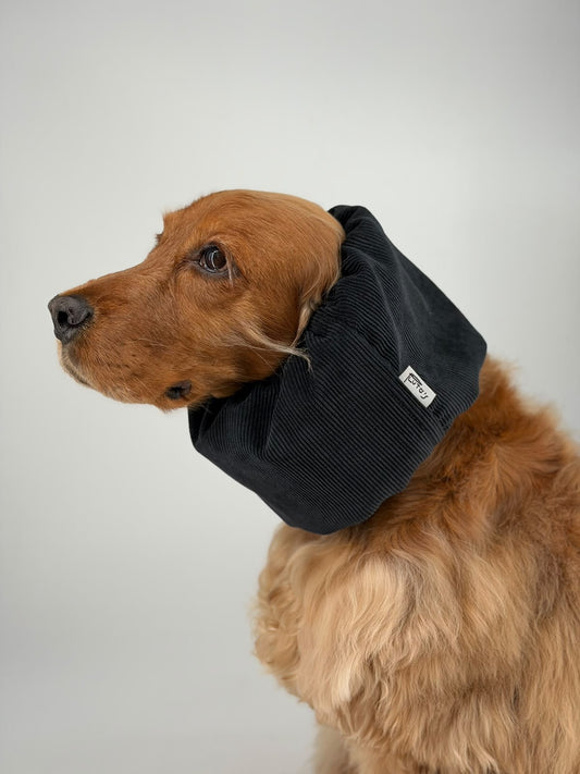 Snood velours côtelé Noir