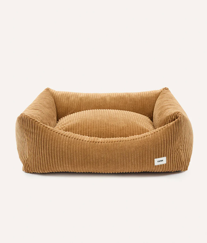 Khaki corduroy basket