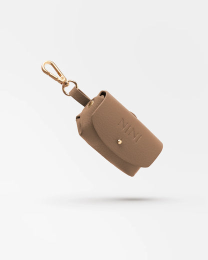 Porte-sacs à déjections - beige