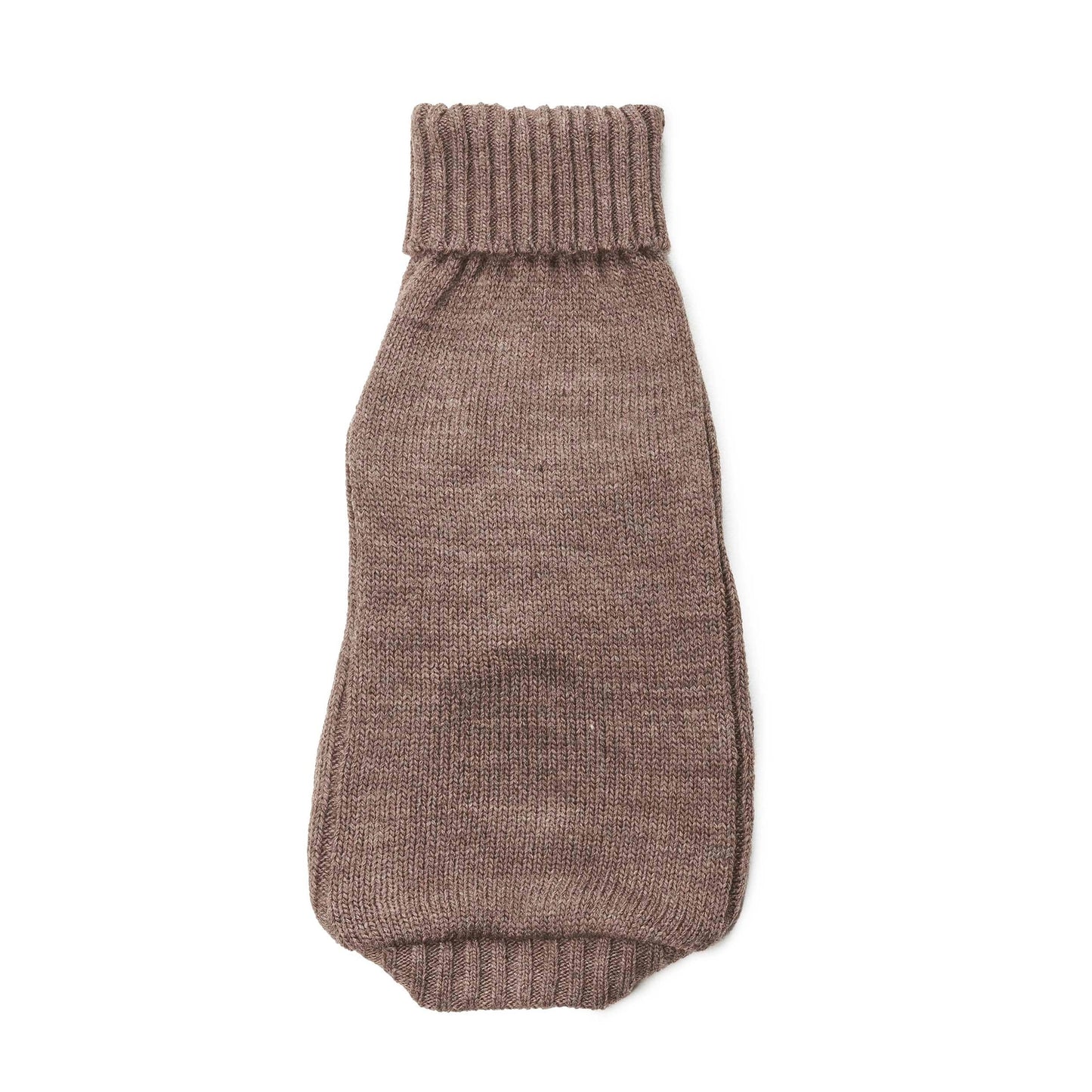Brown wool and alpaca sweater