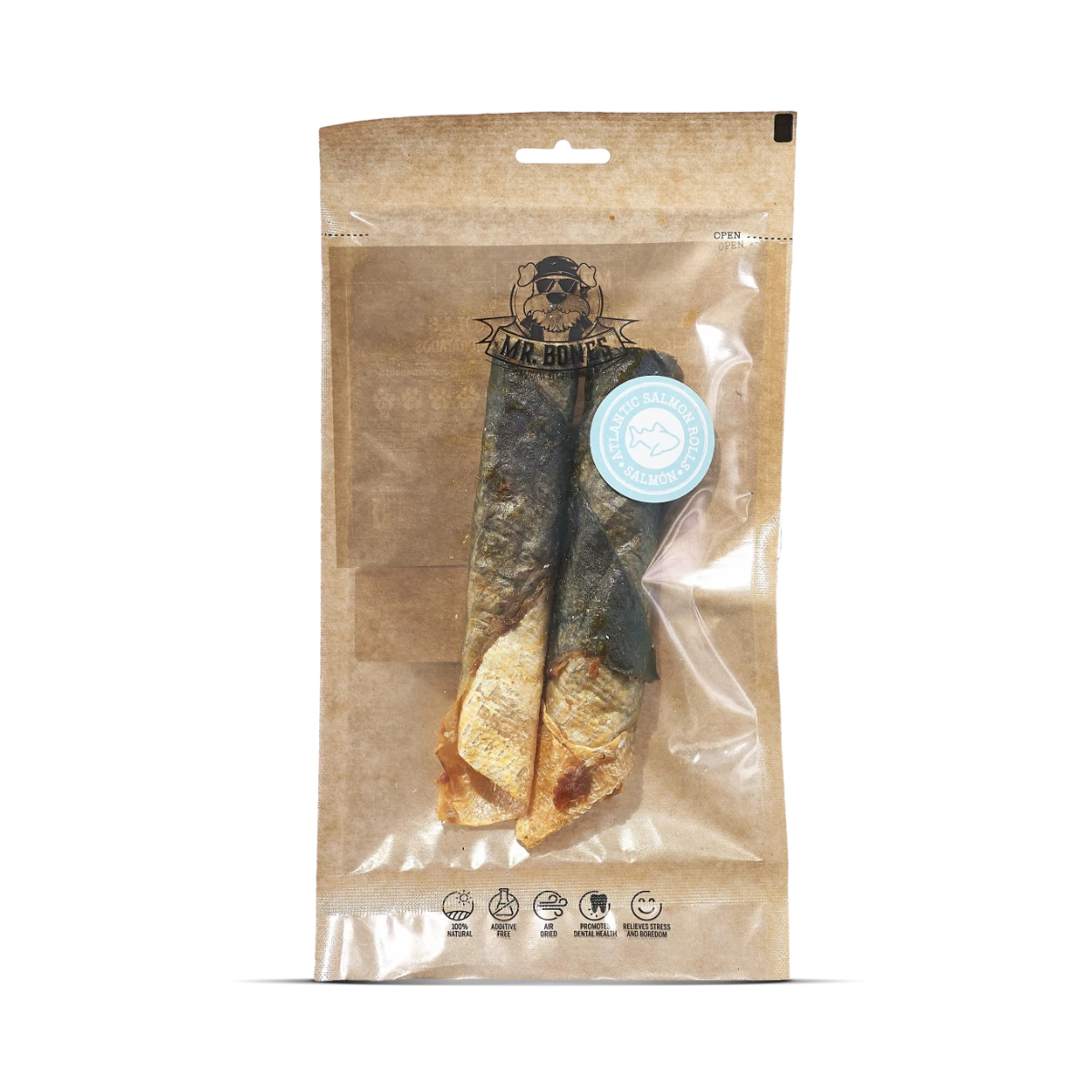 Snack naturel pour chiens - Rouleaux de saumon