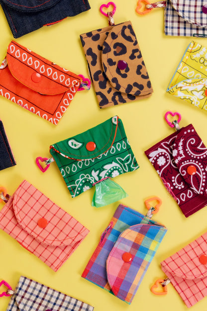 Distributeur de sacs - Bandana bordeaux