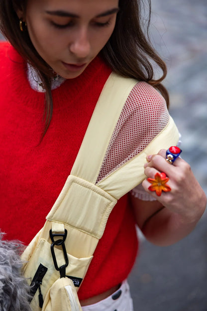 Sac de transport bandoulière - jaune