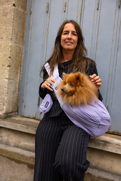 Sac de transport bandoulière - lilas