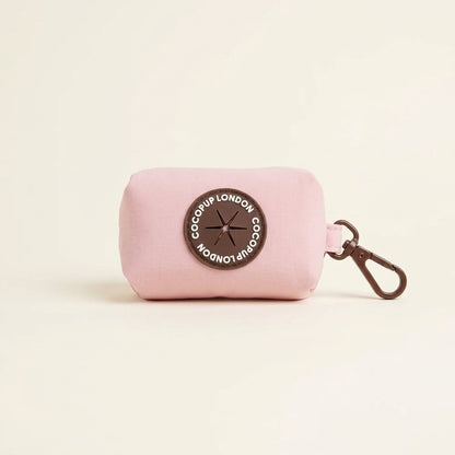 Distributeur de sacs à déjections rose et marron