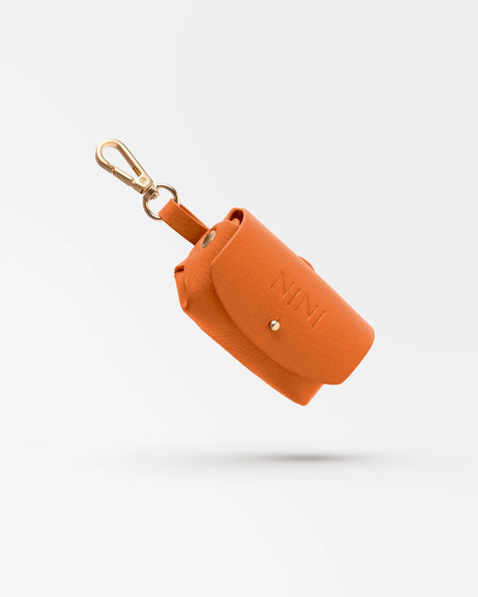 Porte-sacs à déjections - orange