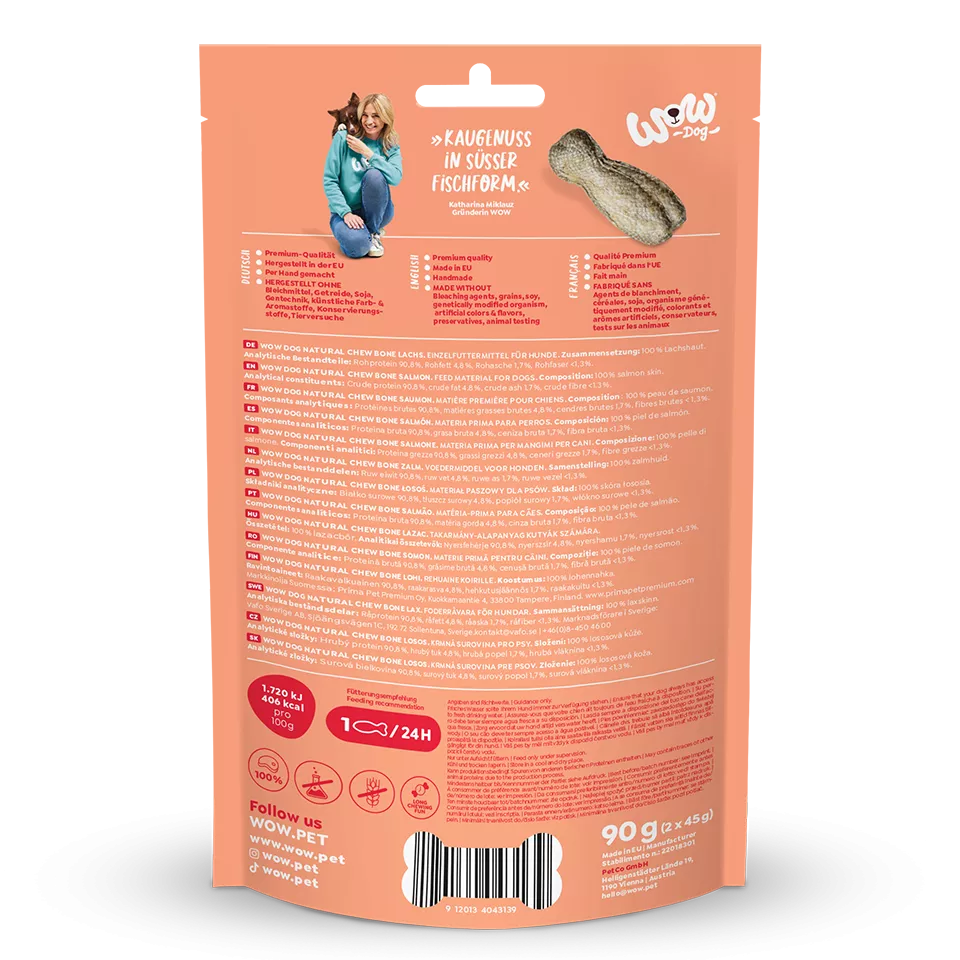 Mastication naturelle - Peau de saumon