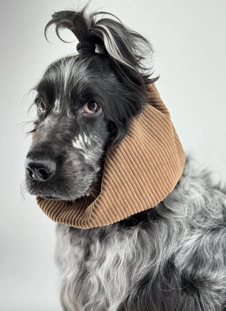 snood cocker noir et blanc