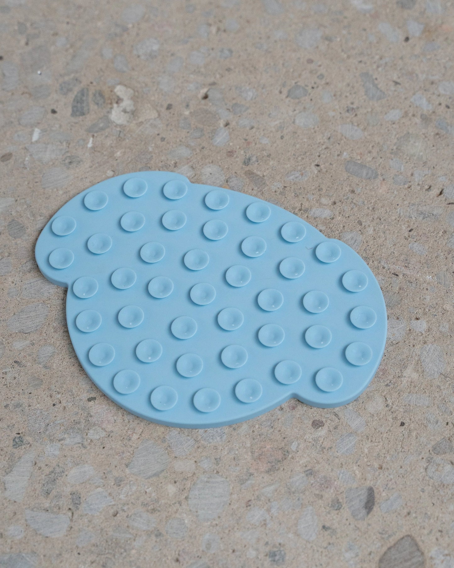 Tapis de léchage bleu