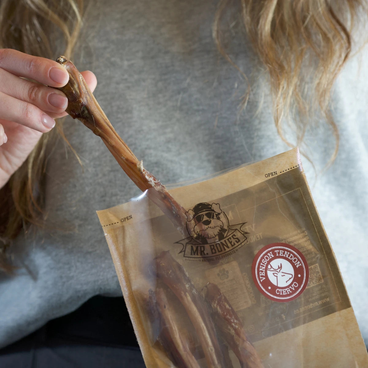 Snack naturel pour chiens - Tendons de cerf