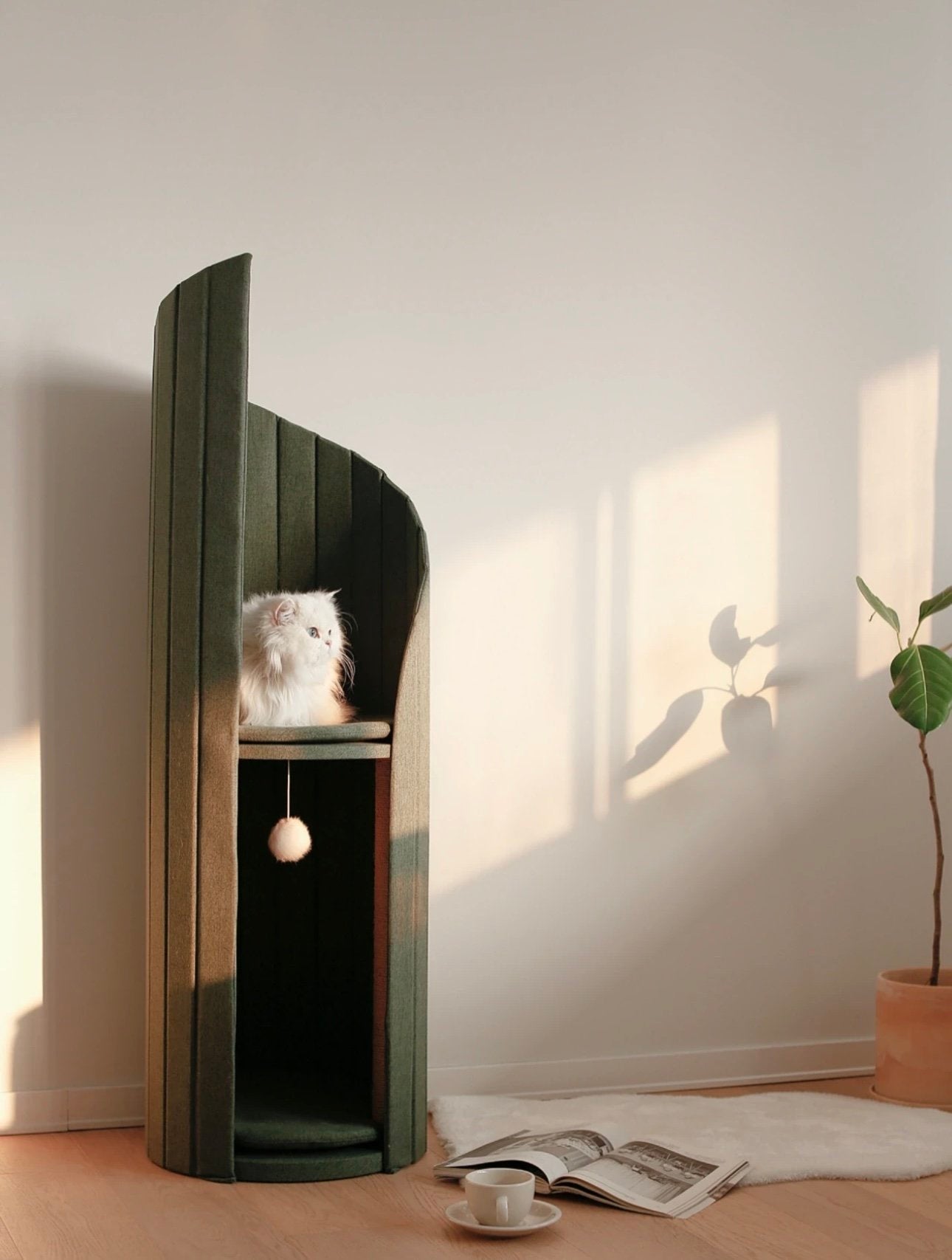 Multi-purpose cat tower