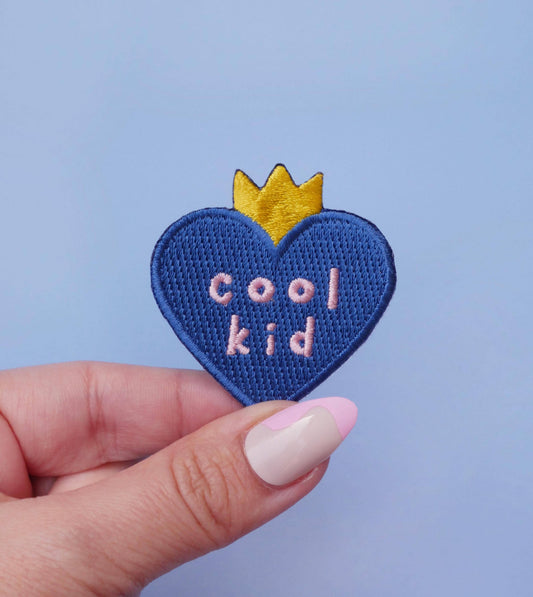 Cool Kid iron-on patch