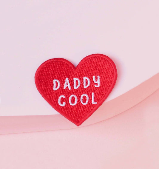 Daddy cool iron-on patch